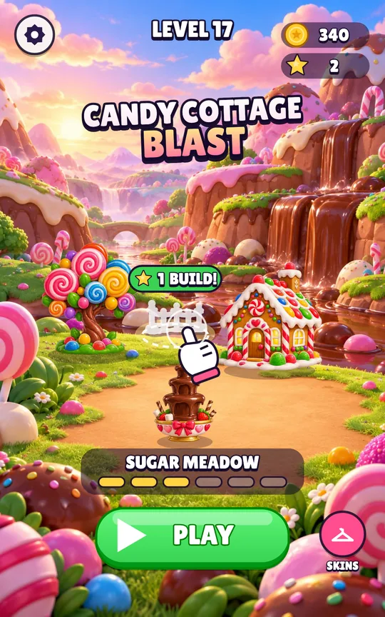 Candy Cottage Blast screenshot 1