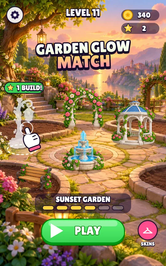 Garden Glow Match screenshot 1