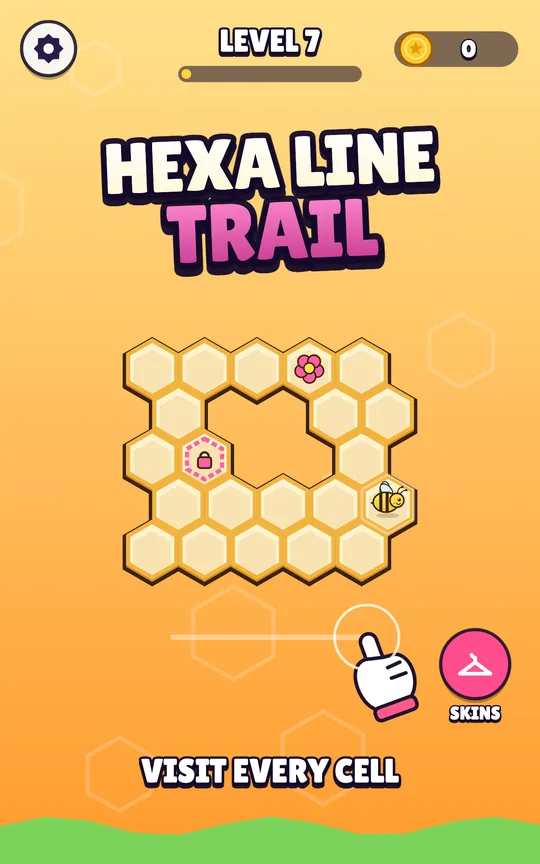 Hexa Line Trail screenshot 1