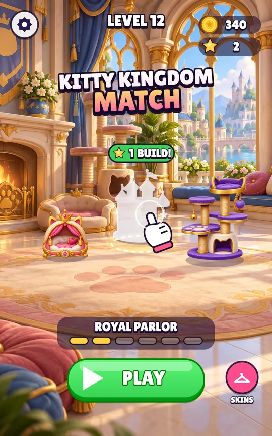 Kitty Kingdom Match screenshot 1