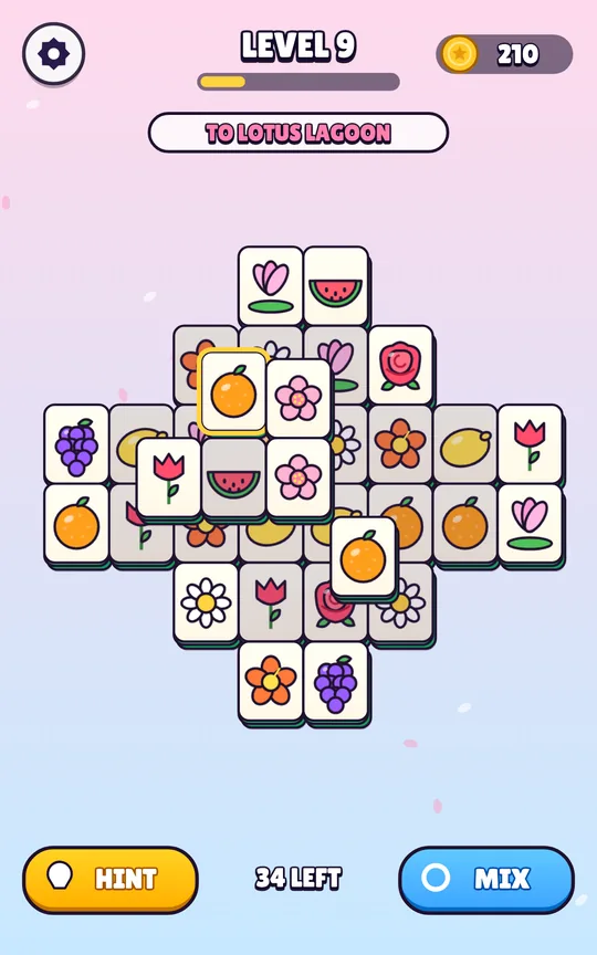 Mahjong Bloom Trip screenshot 2