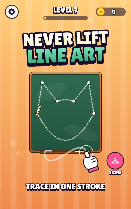 Never Lift Line Art screenshot 1
