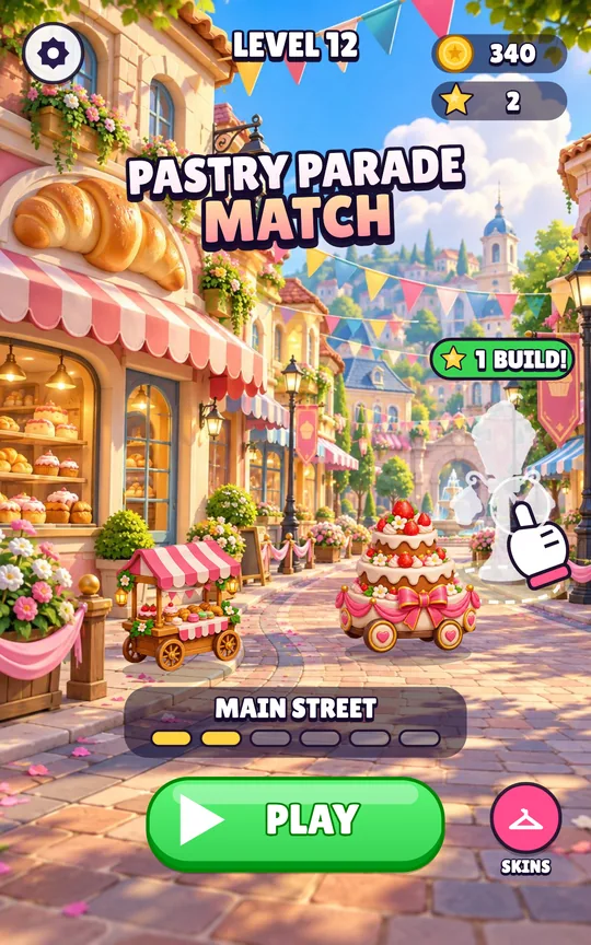Pastry Parade Match screenshot 1