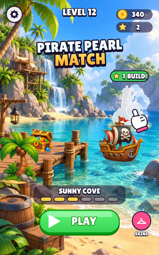 Pirate Pearl Match screenshot 1