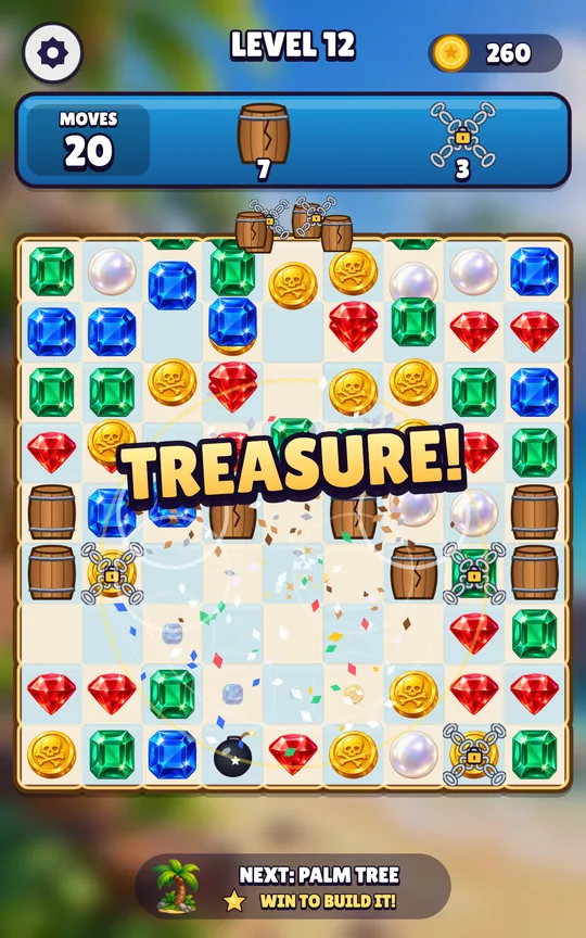 Pirate Pearl Match screenshot 2
