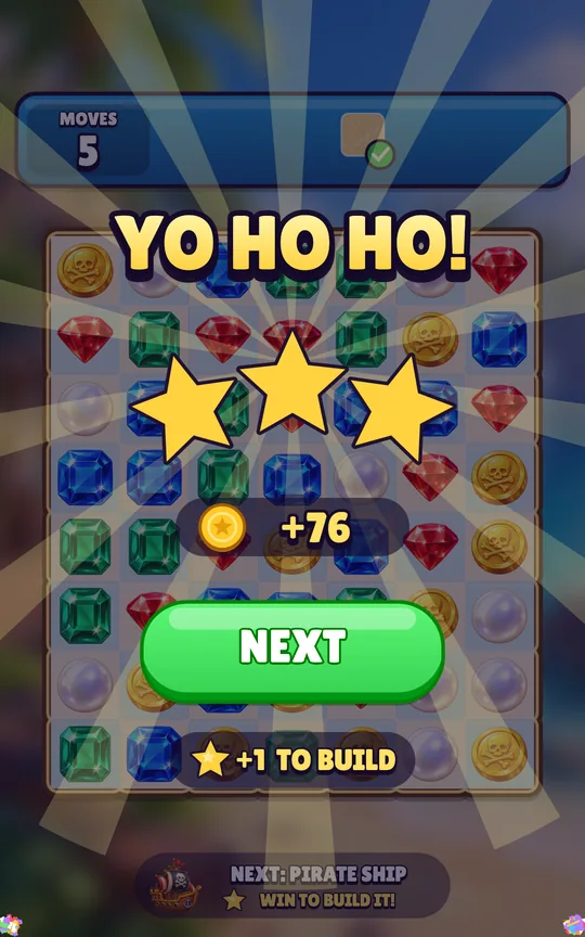 Pirate Pearl Match screenshot 3