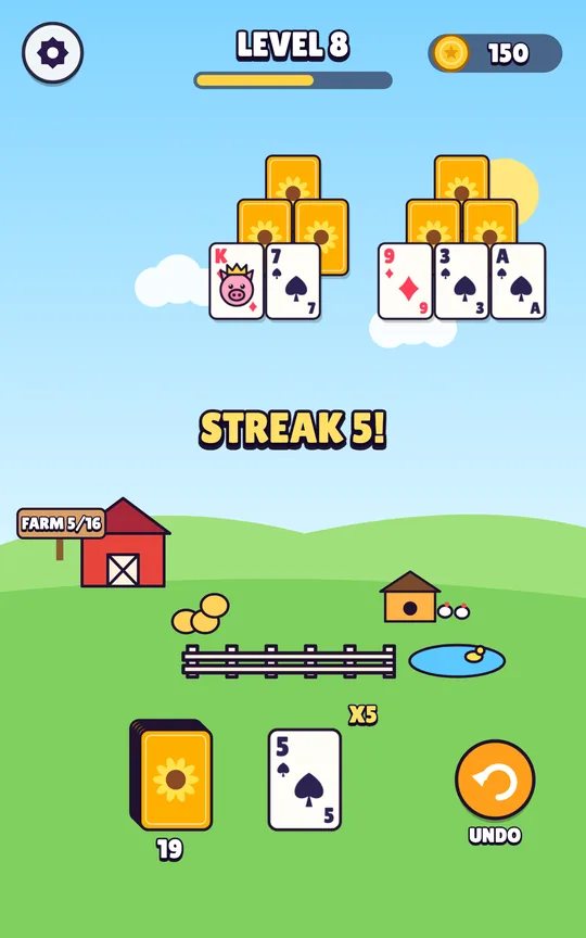 Solitaire Farm Story screenshot 2