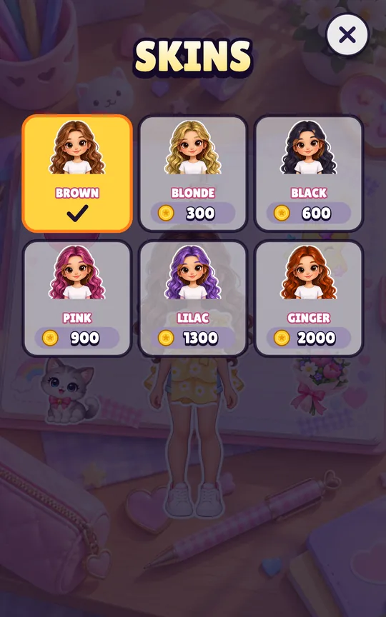 Sticker Diary Doll DIY screenshot 4
